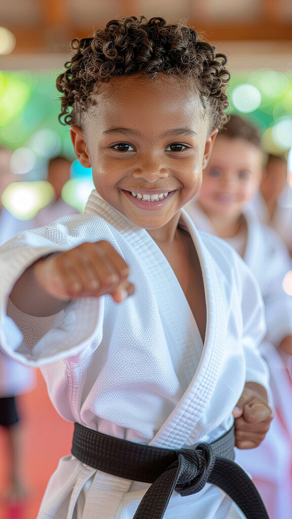 Martial arts kid.