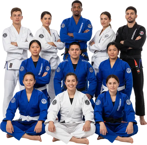 BJJ Students posing.